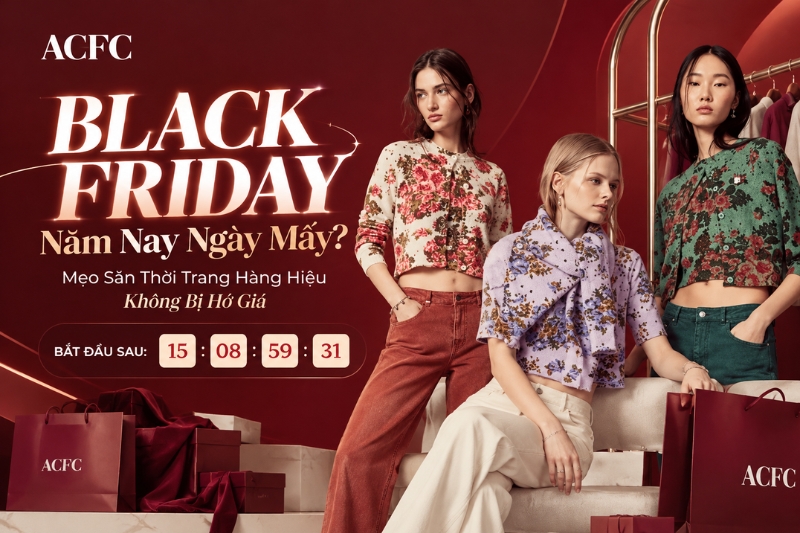 Black Friday Năm Nay Ngày Mấy? Mẹo Săn Thời Trang Hàng Hiệu Không Bị Hớ Giá