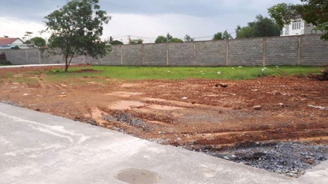 Bản đồ khu đất cần mua