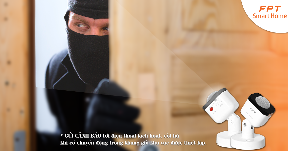 Độ an ninh cho gia đình được tăng cao hơn với các thiết bị nhà thông minh