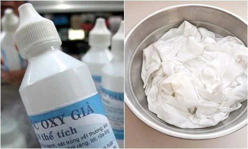 Tẩy sạch áo quần bằng giấm trắng