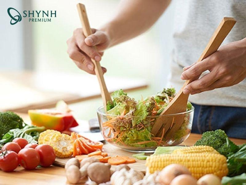 Nên kết hợp các bài tập giảm mỡ bụng với chế độ ăn uống hợp lý