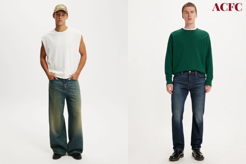 Cẩm Nang Quần Jeans Ống Đứng Nam: Cách Chọn Phom Chuẩn Bụi Bặm
