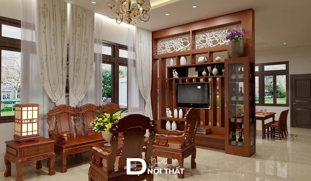Phòng khách nhỏ đón ánh sáng tự nhiên