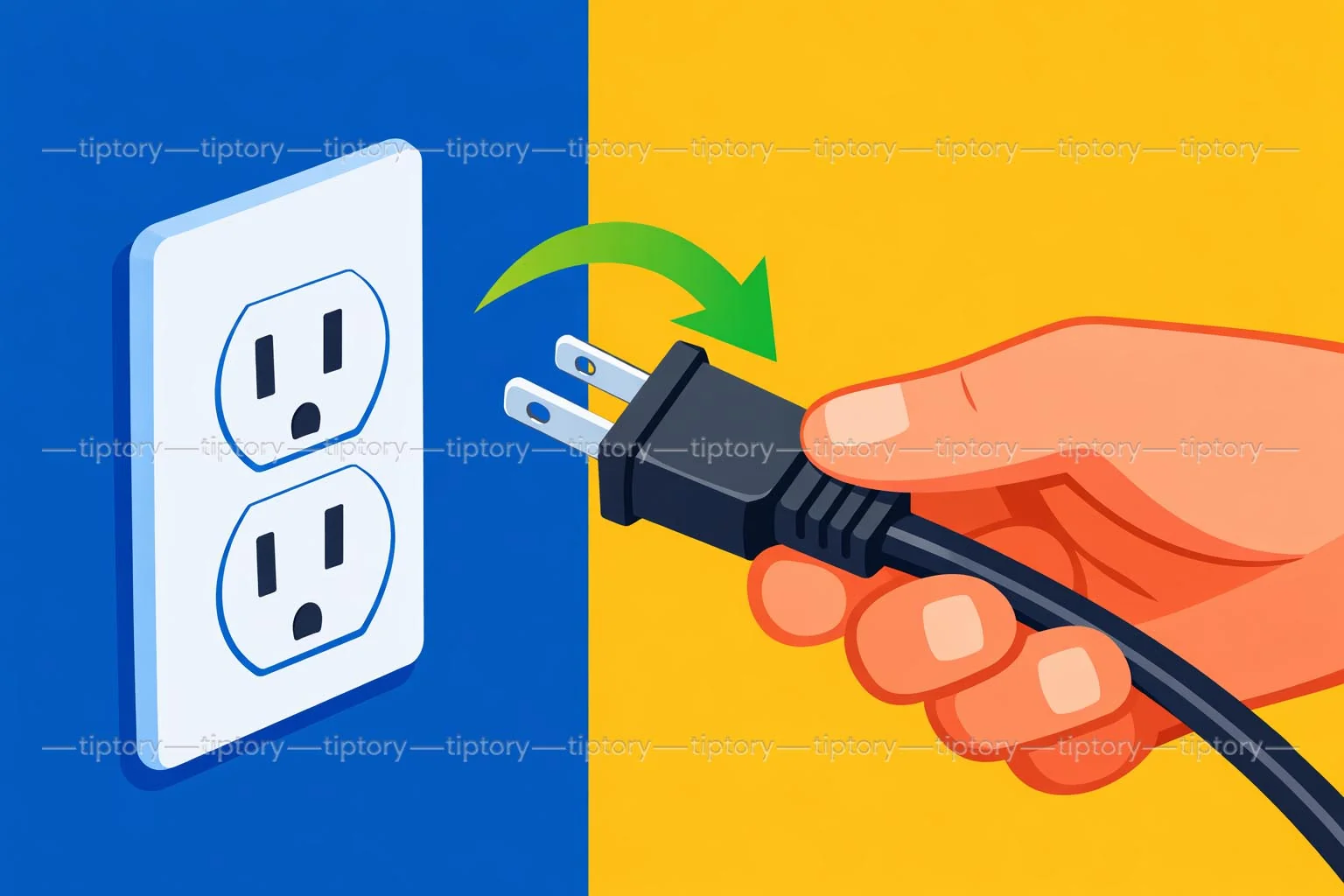 Rút điện thiết bị khi không sử dụng để tiết kiệm điện standby