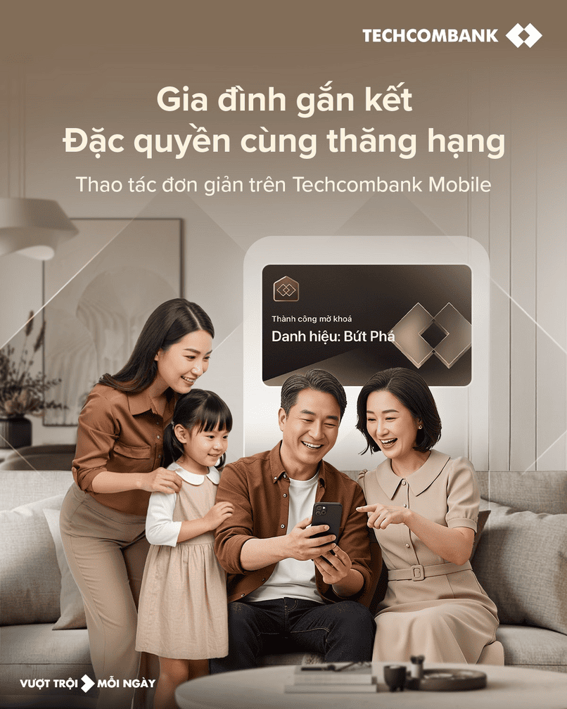Thăng hạng hội viên, gia đình hưởng ưu tiên