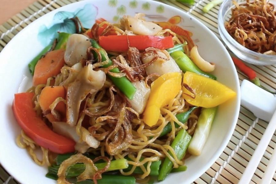Mì rau củ