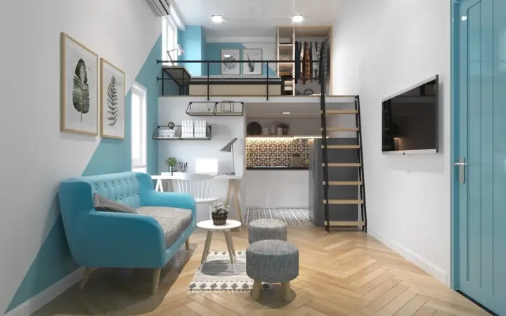 Thiết Kế Nội Thất Nhà Phố Diện Tích 20m2