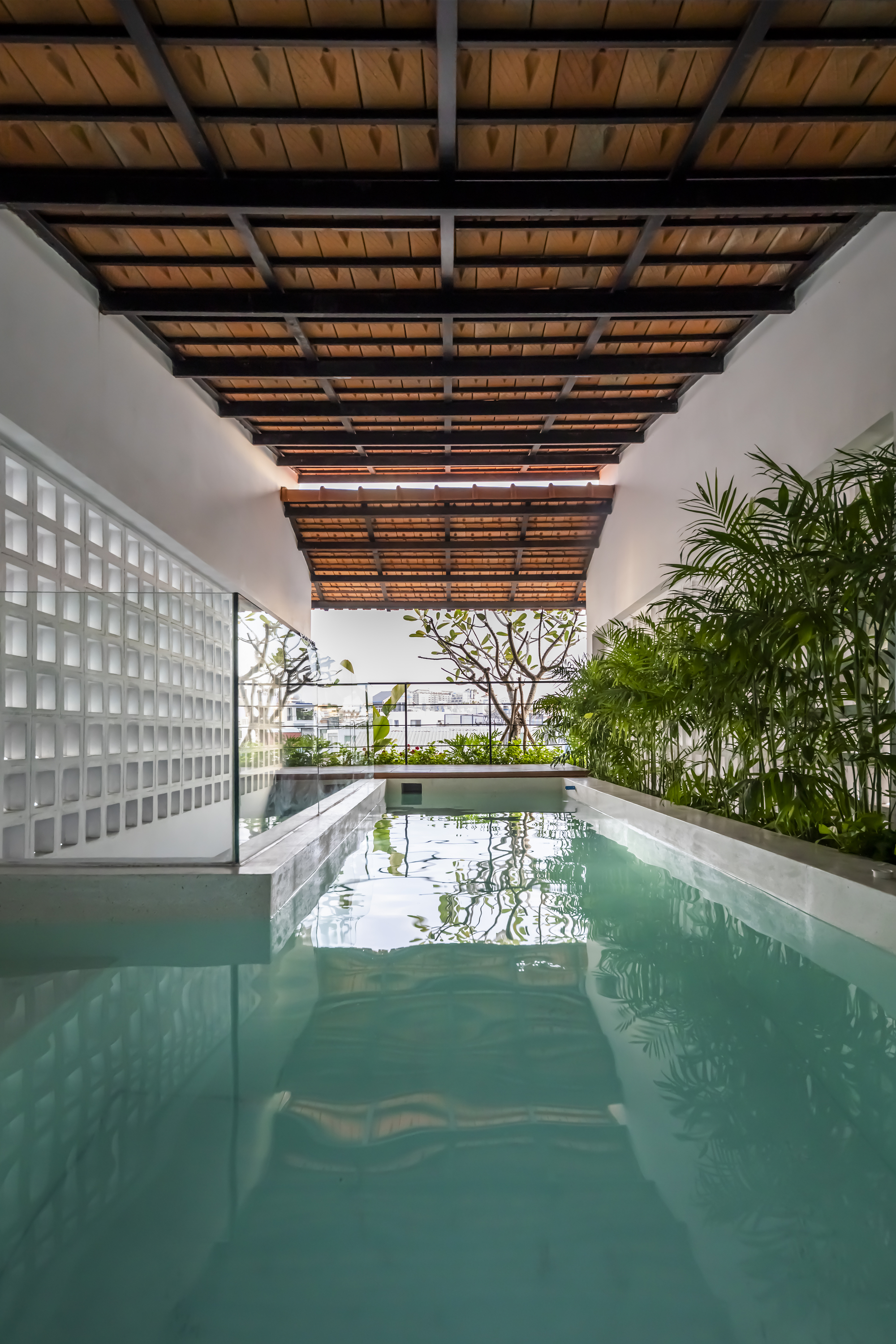 Không gian đệm, cây xanh và ánh sáng tự nhiên
