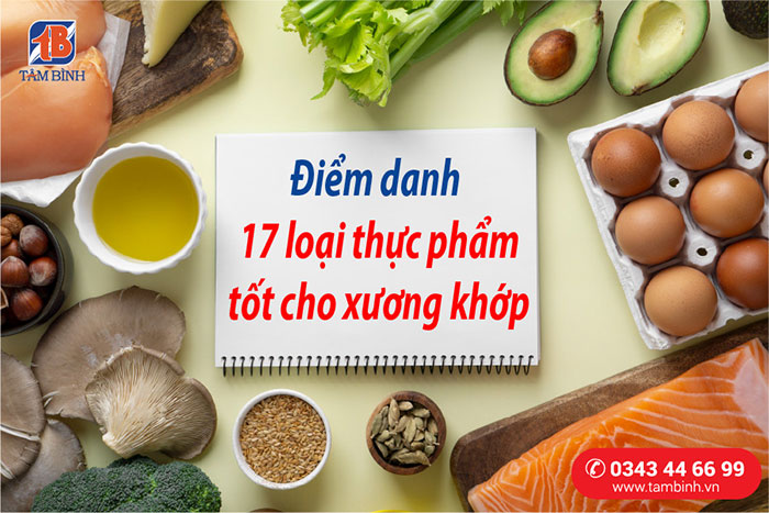 Thực phẩm tốt cho xương khớp