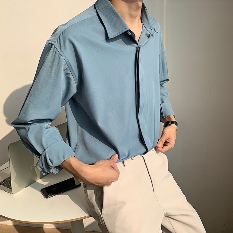 Áo sơ mi phối cùng quần tây