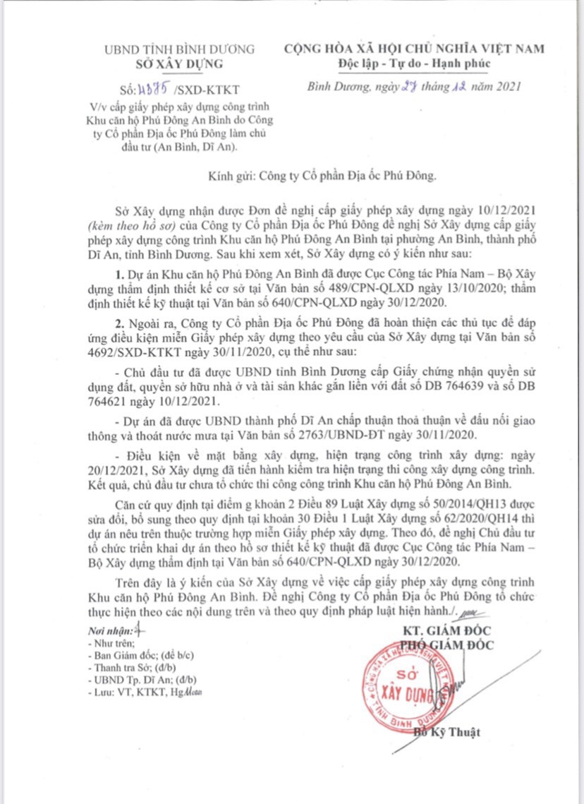 Pháp lý dự án rõ ràng