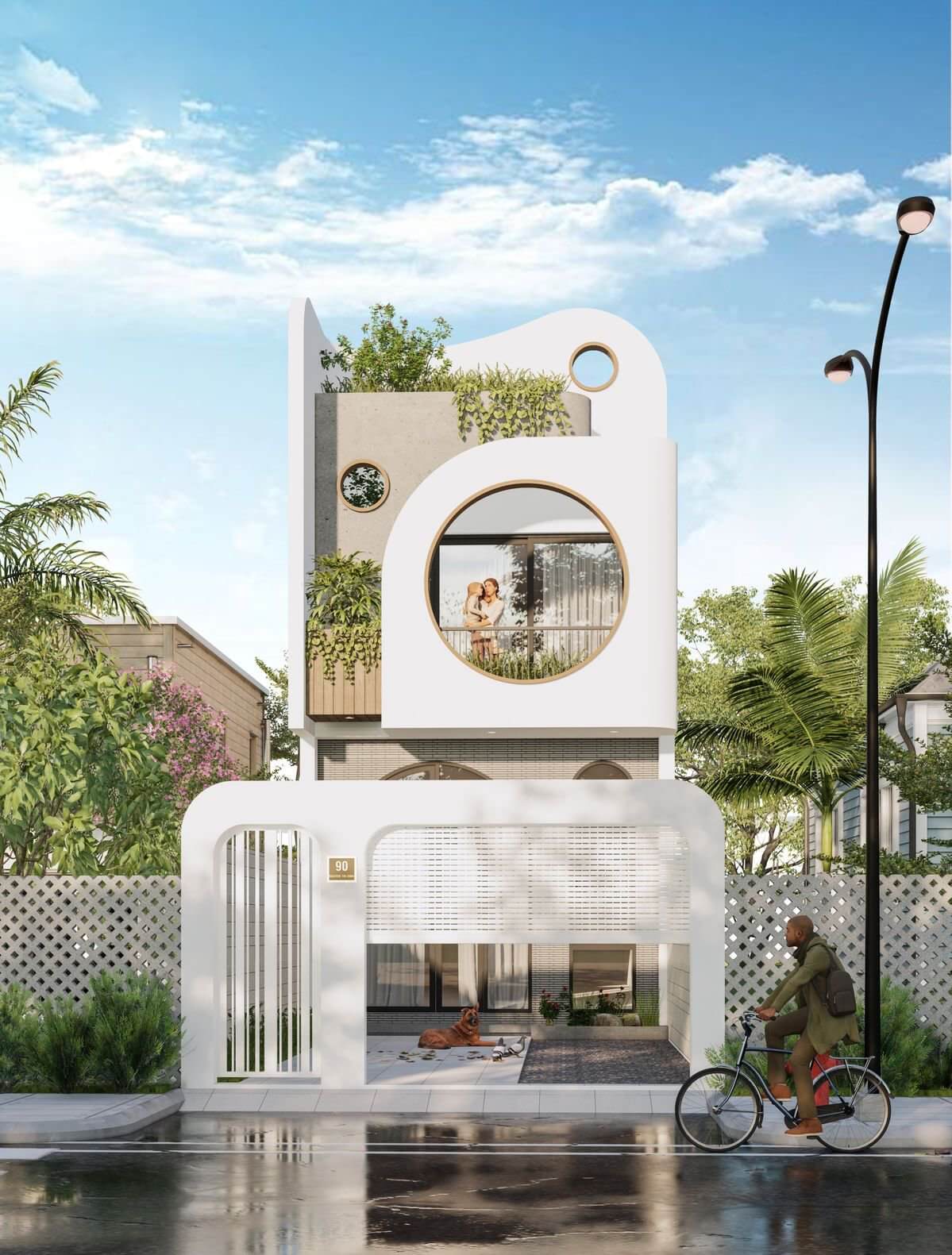 Biệt thự 2 tầng 2026 phong cách Mediterranean