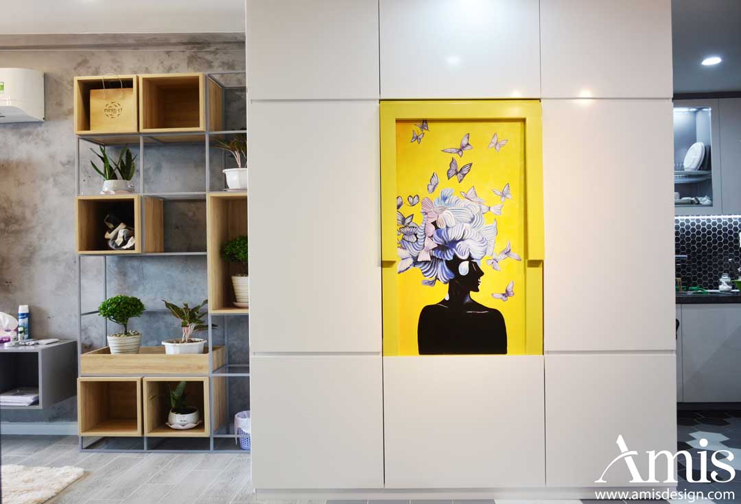 Tranh nghệ thuật handmade làm điểm nhấn cho không gian sống