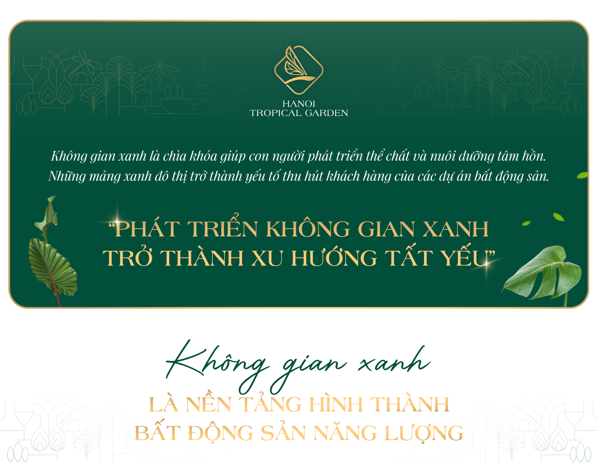 Phát triển không gian xanh - chìa khóa cân bằng năng lượng sống