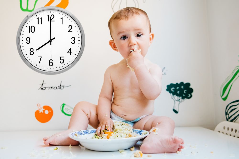 Giờ ăn dặm cho bé 6 tháng giúp bé phát triển toàn diện