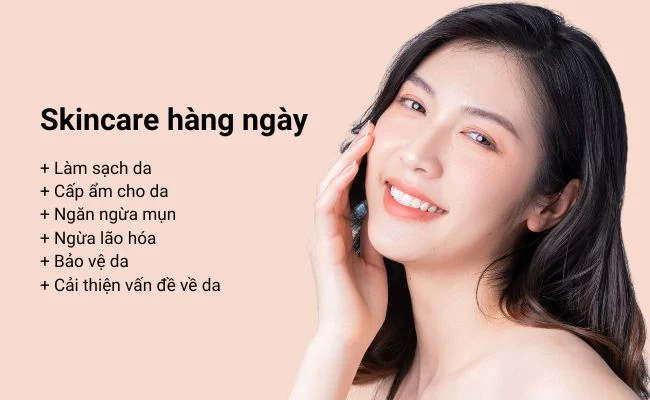 Skincare là quy trình chăm sóc da cơ bản