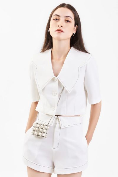 Quần short cạp cao bo eo che giấu mỡ thừa cho vòng hai kém thon