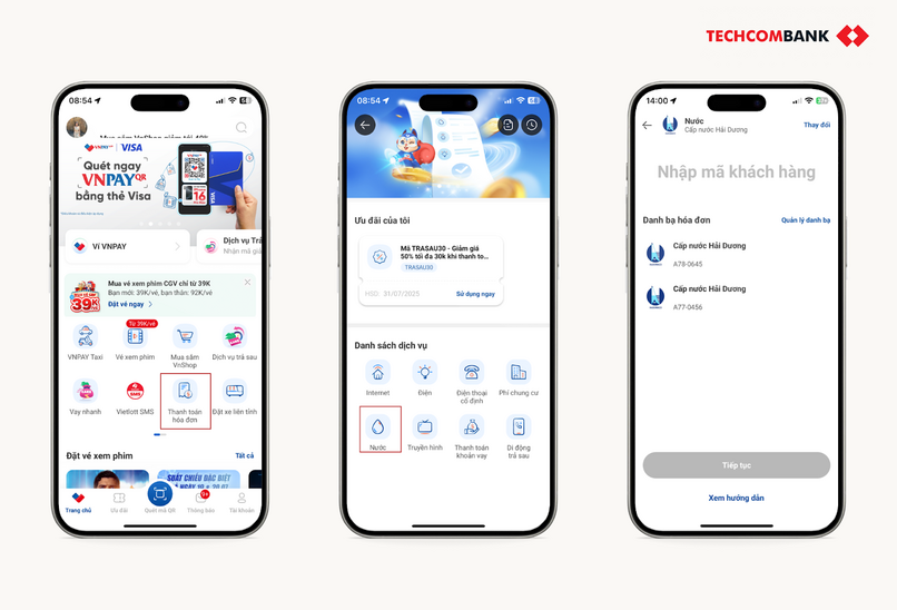 Hướng dẫn thực hiện trên ví VNPAY