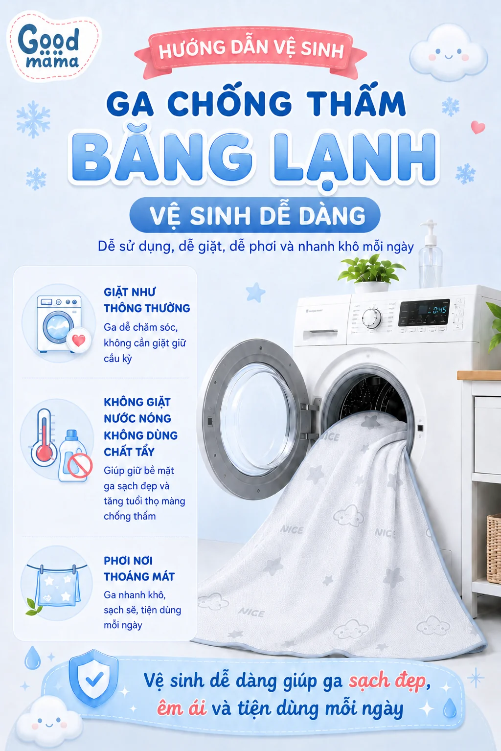 Cách bảo quản ga chống thấm