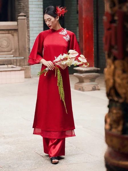 Áo dài Như Cát mang đến sự bay bổng nhẹ nhàng