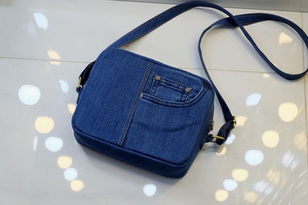 Tái chế quần jean thành túi tote