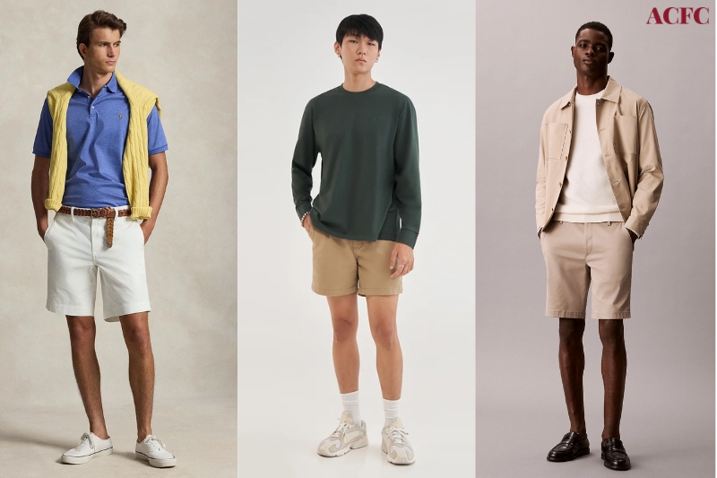 Tiêu Chí Mua Quần Short Chino: Mặc Đẹp Chuẩn Phong Cách Smart-Casual