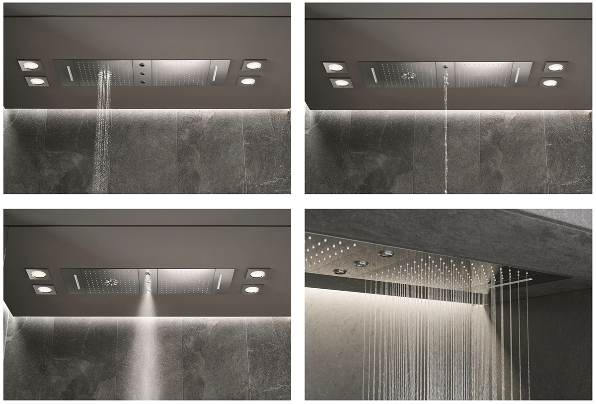 Vòi sen Rainshower Aqua tạo trải nghiệm mưa tự nhiên giúp thư giãn toàn thân