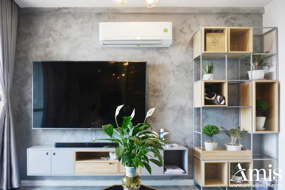 Phòng khách hiện đại tại Saigon South Residence với phong cách độc bản