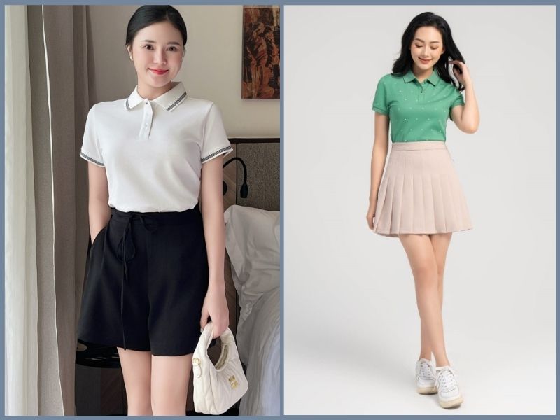 Áo polo công sở trẻ trung