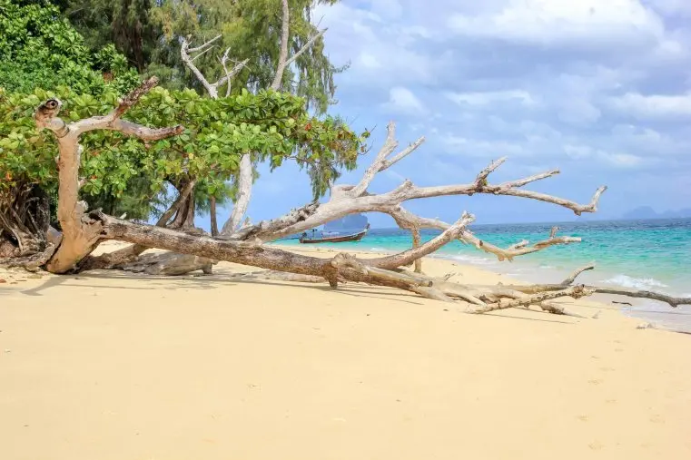 Bãi biển trong xanh tại Koh Kradan