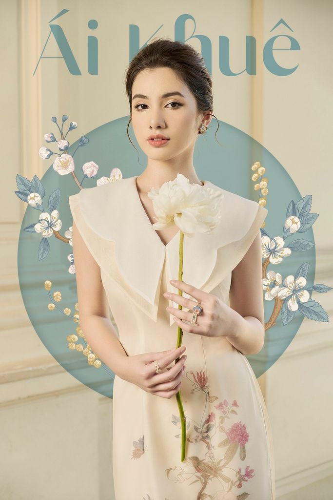 Áo dài Tết hiện đại với tinh thần thanh lịch và ứng dụng cao
