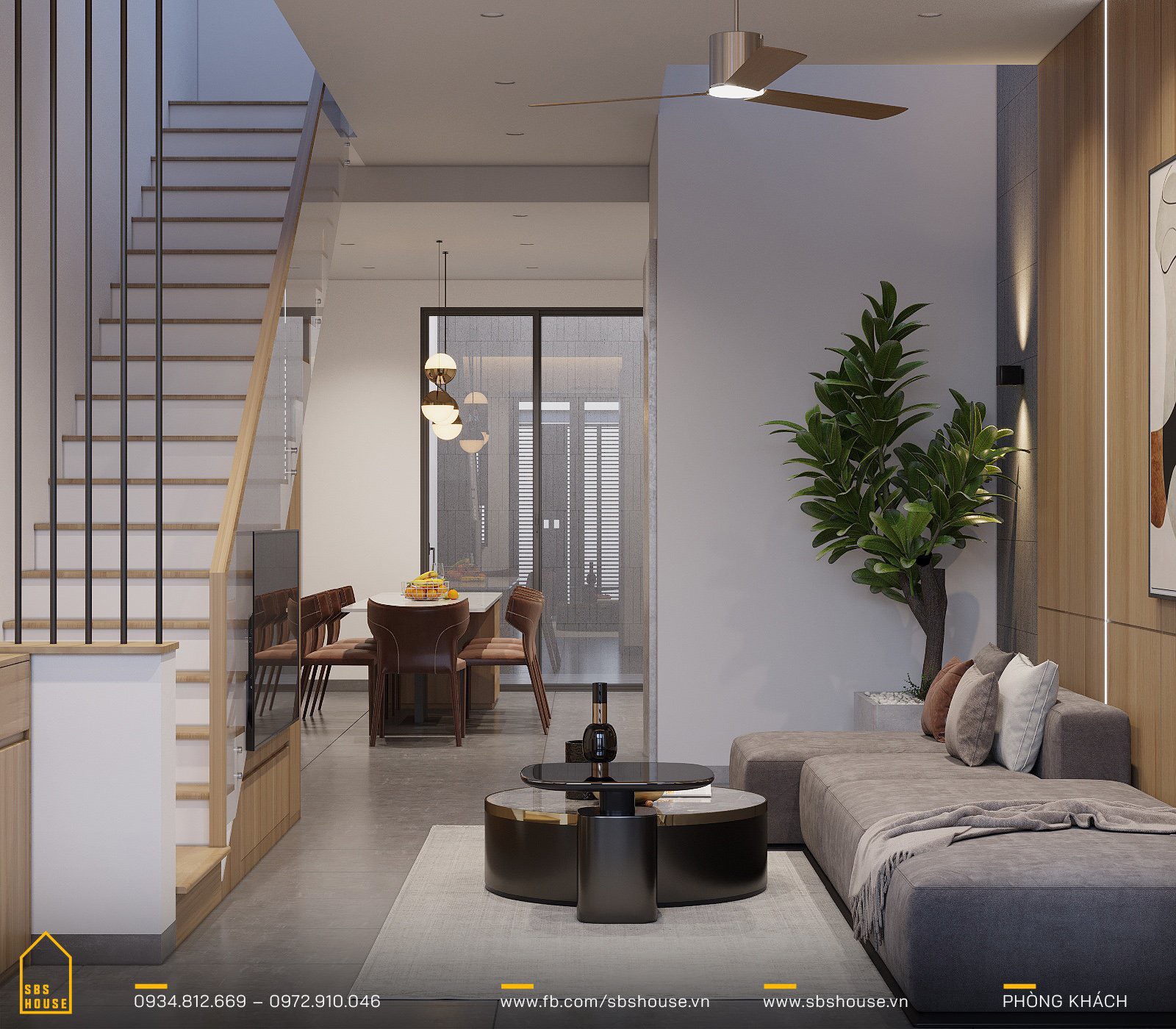 thiết kế phòng khách nhỏ 15m2