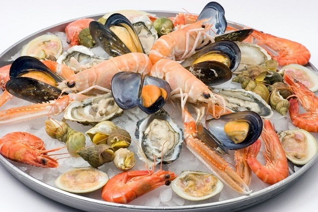 Hải sản có vỏ giàu dinh dưỡng