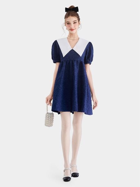 Đầm babydoll tay phồng nữ tính