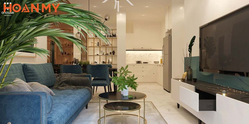Không gian được thiết kế liên thông tạo không gian mở