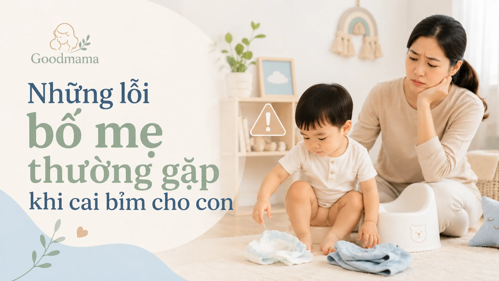 Cách cai bỉm cho bé nhẹ nhàng và hiệu quả