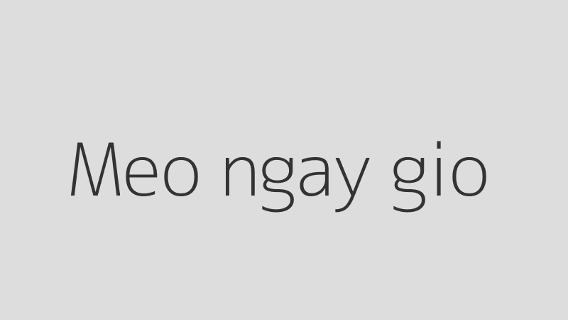 Mẹo trình bày ngày giờ ảnh