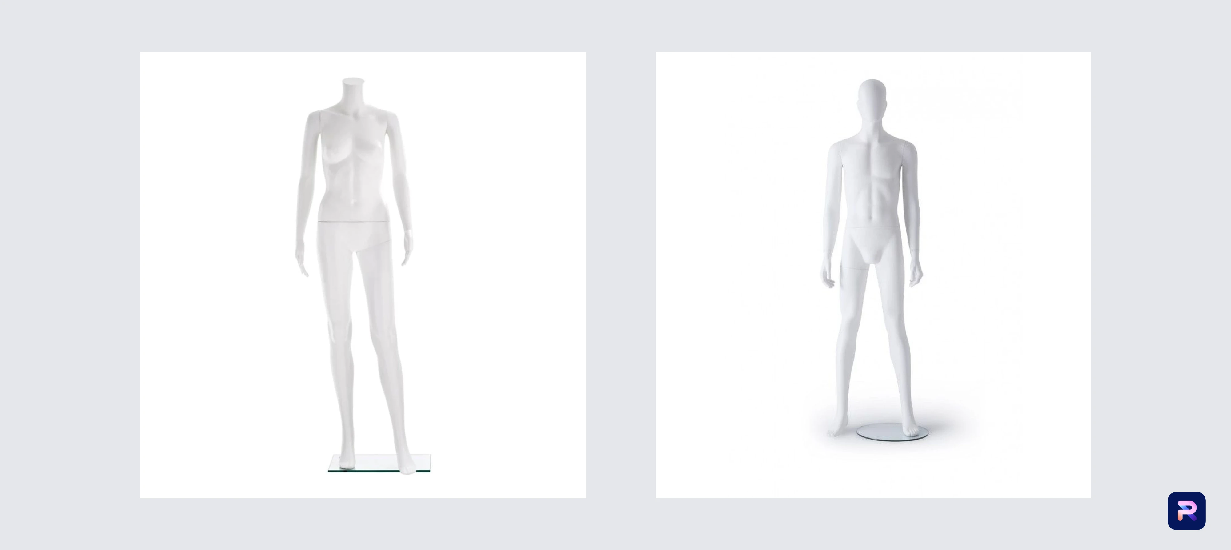 Mannequin trắng cho ghost mannequin photography
