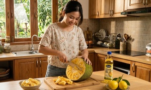 Bổ mít không dính nhựa