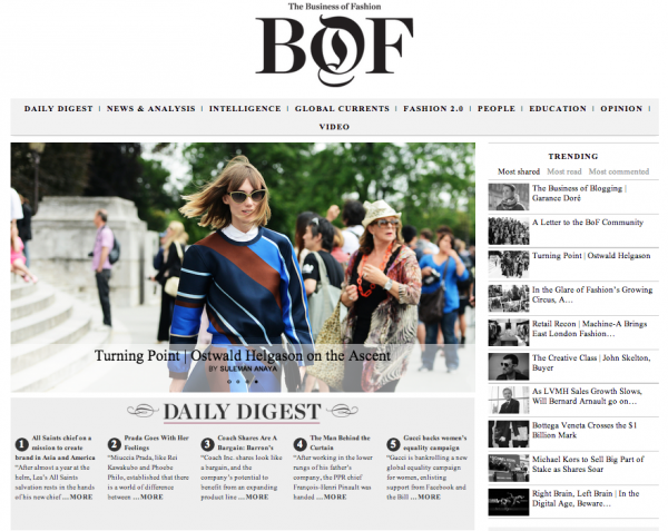 website thời trang BOF