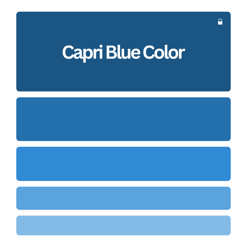 Capri Blue (Xanh turquoise/Cobalt)