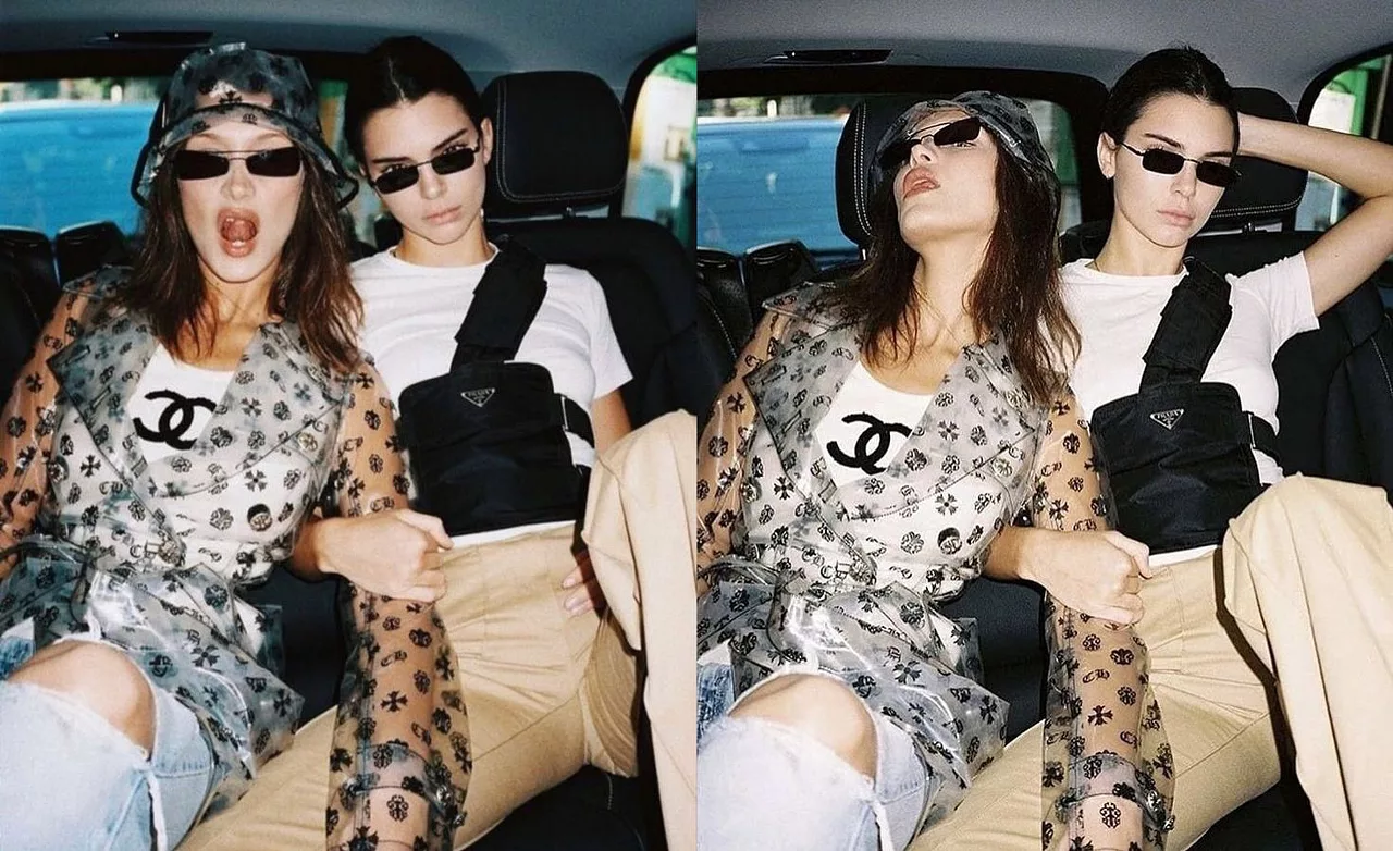 Kendall Jenner và Bella Hadid chụp hình chung