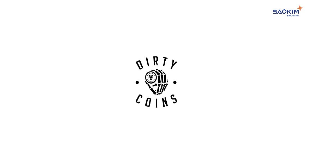 Mẫu logo thương hiệu thời trang Dirty Coin