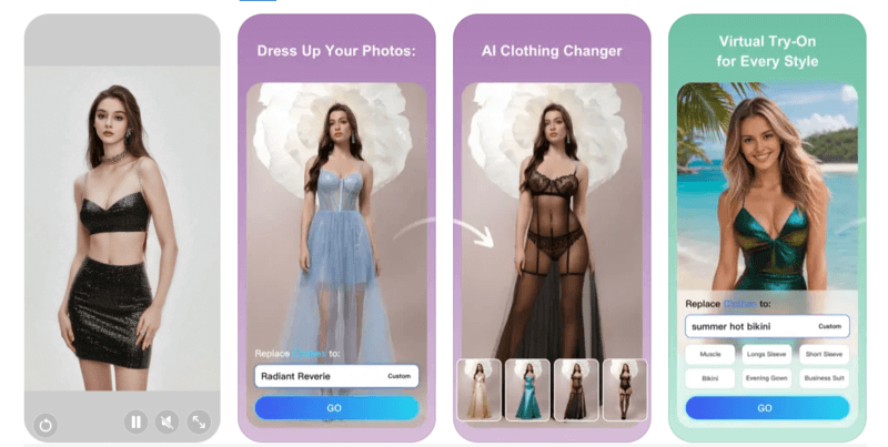 app chỉnh quần áo