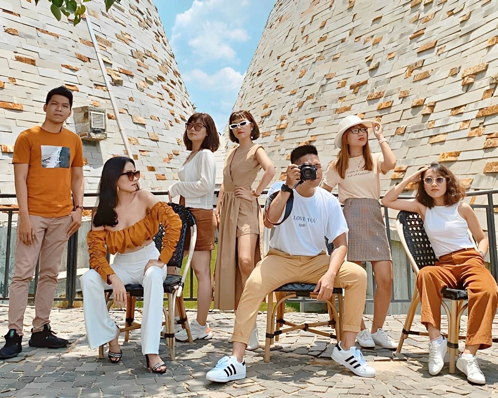 Concept chụp ảnh thời trang nhóm