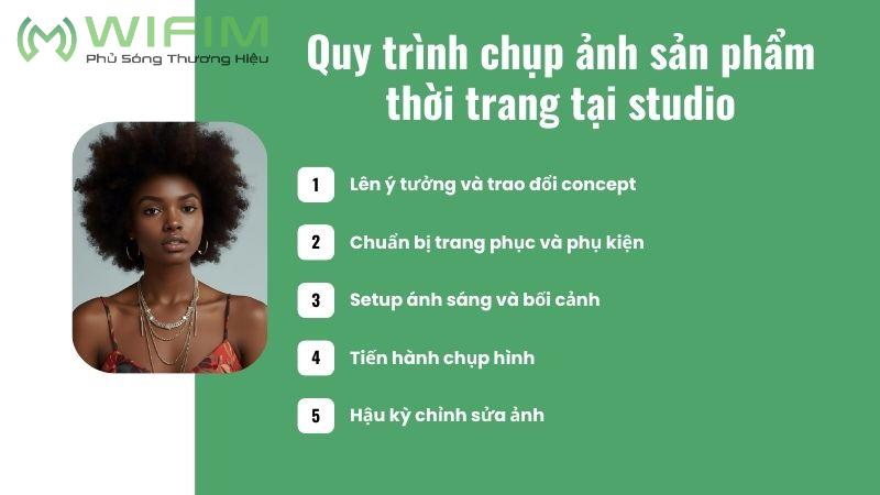 Quy trình chụp ảnh sản phẩm thời trang tại studio