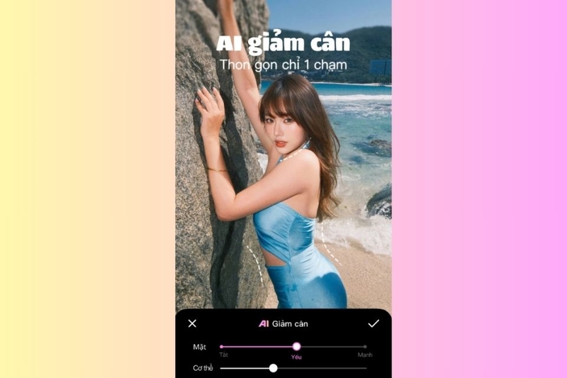 Đây là một công cụ chỉnh sửa vóc dáng