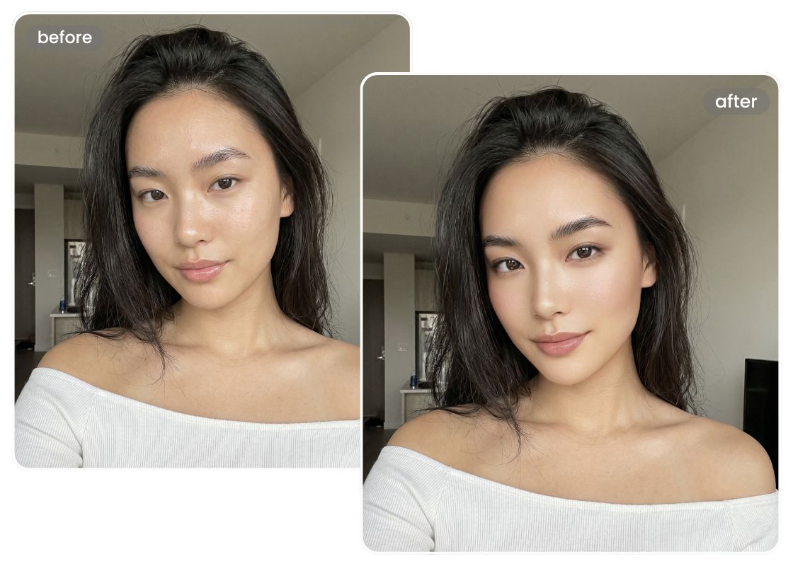 Cải thiện khuôn mặt với beauty filter