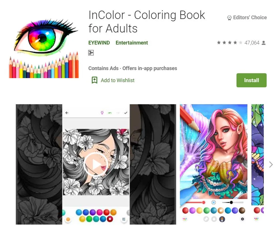 Ứng dụng tô màu Incolor