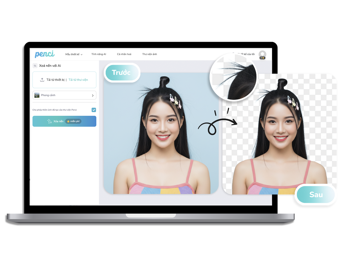 Cách xóa nền, tách nền hình ảnh thông qua các bước tải lên và xử lý nhanh gọn